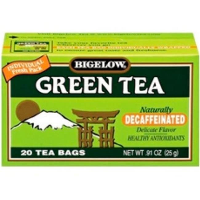 Bigelow B28257 Bigelow Decaffeinated Green Tea -6x20 Bag - pack of 6